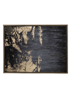 اشتري Cloud Framed Handpainted Wall Art, Black, Gold & Grey – 75x100 cm في الامارات