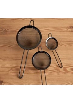 Buy High quality stainless steel small strainers set consisting of 3 pieces in Egypt