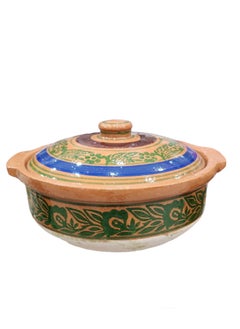 اشتري Clay pot with lid to cook food on the oven or direct fire في السعودية