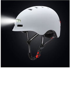 Buy Helmet with front and back Chargeable Led Lamp Lights MTB Bike  Skates and Scooter  Helmet for Unisex in UAE