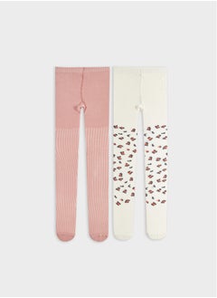 Buy Patterned Baby Girl Pantyhose 2-Pack in Egypt