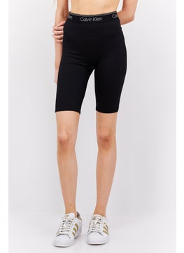 اشتري Women Brand Logo Knit Short, Black في الامارات