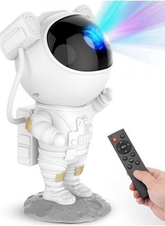 اشتري Star Projector Galaxy Night Light - Astronaut Starry Nebula Ceiling LED Projection Lamp with Timer, Remote Control, Adjustable Head Angle في الامارات