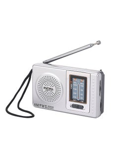 اشتري INDIN BC-R2048 Mini AM FM Radio Silver في الامارات