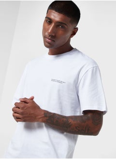 اشتري Logo Crew Neck T-Shirt في الامارات