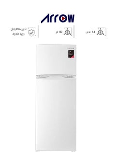 Buy Double Door Refrigerator - 182 Liters - 6.4 Feet - White - RO2-280L in Saudi Arabia