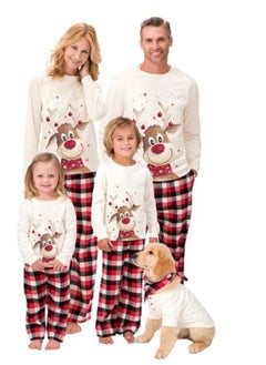 Buy Family Matching Pyjamas Sets Cute Deer Adult Kid Babys Nightwear Family Matching Outfits Xmas Sleepwear in UAE