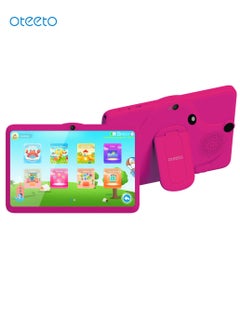 Buy Oteeto TAB 7 Kids Tablet/7 Inch IPS/4GB RAM + 128 GB ROM/Octa Core 1.6 GHz/2MP Front + 5MP Rear Camera/3000 mAh Battery/Includes Stickers and Kids digital Watch in UAE