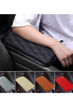 اشتري Auto Center Console Cover Pad Universal Fit for SUV/Truck/Car Waterproof Car Armrest Seat Box Cover Leather Auto Armrest Cover في السعودية