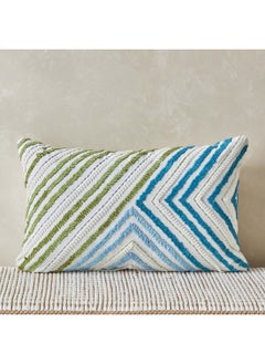 اشتري Oia Boucle Dori Embroidered Filled Cushion 50 x 30 cm في الامارات