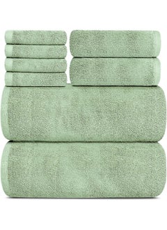 Buy Premium Bath Towels Set Pack of 8 in UAE