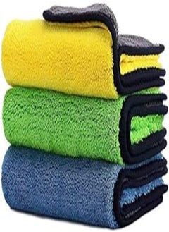 Buy Fresh Car drying towel,showtop free microfiber cleaning cloth,premium professional soft microfiber towel,super absorbent detailing towel for car/windows/screen/kitchen,40x30cm 3pack in Egypt