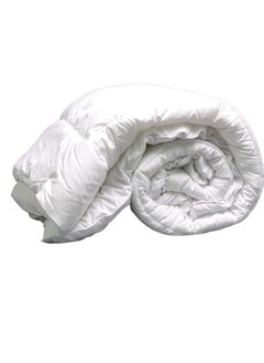 Buy Luxury King Duvet Comforter Cotton White 200x220cm in UAE