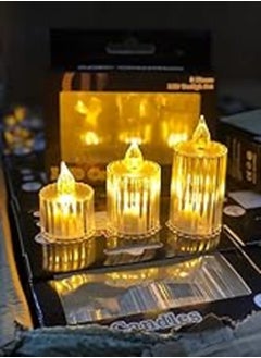 اشتري Generic Acrylic Wax Set 3 Pcs Stones LED Wax (Assorted Colors) في مصر