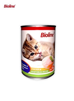 اشتري Canned Chicken And Vegetable Cat Food - 375G في الامارات