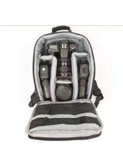Buy Waterproof DSLR Camera Bag, Shoulder Backpack for Photographers, Shockproof Backpack Hiking Bag (Silver) in UAE