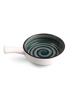 Buy Color Glaze Porcelain Serving Pan,Green in UAE