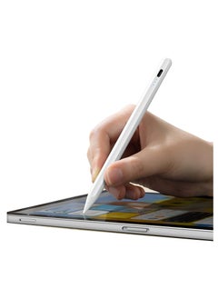 Buy Palm Rejection Digital Active Stylus Pen for iPad 9th Gen/8th Gen/7th Gen/ 6th Gen/ 5th Gen iPad Pencil White in UAE