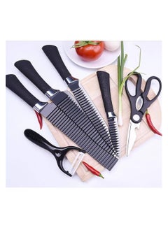 اشتري Stainless Steel Knifes Set 6 Pcs Black في مصر