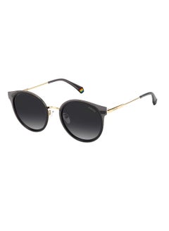 Buy Polarized Round Eyewear Sunglasses PLD 6152/G/S    GOLD 55 in UAE