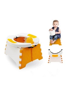 اشتري Portable Potty for Toddler Travel, Foldable Training Seat Boys Girls, Collapsible Potty, Chair Home, Car, Outdoor Picnic, Beach, With 30 Disposable Bags في السعودية