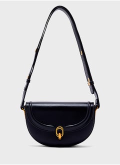 Buy Metal Trim Detail Crossbody Bag in UAE