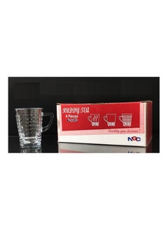 Buy Rodina set of 6 transparent mugs large 10932 in Egypt