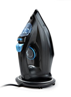 Buy Cordless Steam Iron With Ceramic Soleplate/ Soft Touch Grip Function /Self Cleaning Button   2400 W  IN 301 Black in Saudi Arabia