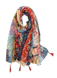 Buy Yeieeo Women Scarf Soft Floral Printed Winter Fall Warm Scarves(Floral 6) in UAE