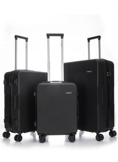 Buy Hard Case Travel Luggage Set 3Pcs With Spinner Wheels 20/24/28 Inches in UAE