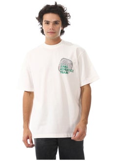 Buy Front White Printed T-Shirt in Egypt