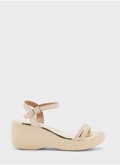 Buy Palmer Ankle Strap Wedge Heel Sandals in UAE