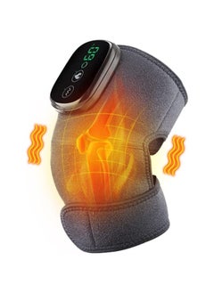 اشتري Knee Massager Heated Knee Brace, 3 Adjustable Vibrations Massage and Heating Modes, Heated Knee Brace Wrap with Massager for Knee Pain Relief, Knee Elbow Shoulder Relax for Stress Relief في السعودية