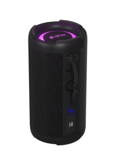 Buy 10-watt waterproof bluetooth speaker with multi-colored LED light from Devia Market. 12 hours of input. 3000 mAh battery. in Saudi Arabia