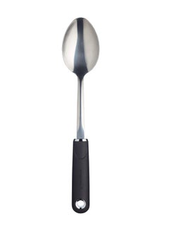 اشتري MasterClass Soft-Grip Stainless Steel Cooking Spoon, Carded في الامارات