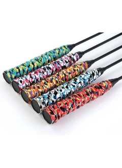 اشتري 5 Pcs Badminton Grips Anti-Slip In Mixed Colors Breathable Sport Over Grip Sweatband Tennis Badminton Squash Racket Grip في الامارات