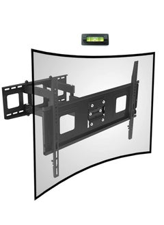 Buy Curved Flat TV Wall Mount TV Bracket for 32-65 inch up to 132lbs VESA 600x400mm with Swivel Articulating Dual Arms, Full Motion TV Wall Mount in UAE