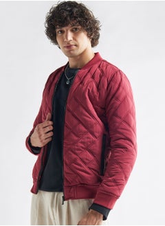 اشتري Quilted Zip Through Bomber Jacket في السعودية