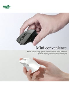 Buy HXSJ Mini Small Wireless MouseCute Mini Computer Mouse Small Size Pocket Portable Compact Travel  3 Modes (USB 2.4GHz And BT5.1+BT5.1 ) USB Optical Mice 4800 DPI Cordless Mouse For Laptop PC Computer Notebook MacBook Gift in Saudi Arabia