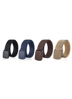 Buy A set of fabric belts from Cairo Way - 4 different colors. Suitable for work and going out, with a modern and comfortable design for diverse and elegant looks. in Egypt