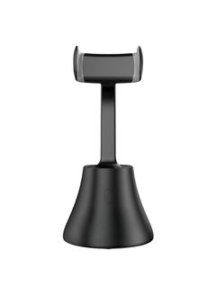 Buy ABS and silicone Smart Mobile Stand, 360 degree motion support, Compatible with devices from 4 to 6.7 inches,  rotation angle Smart Mobile Stand, 360 FACE TRACKING AUTO-TRACKING HOLDER BLACK in UAE