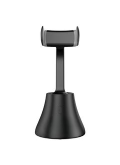 Buy ABS and silicone Smart Mobile Stand, 360 degree motion support, Compatible with devices from 4 to 6.7 inches,  rotation angle Smart Mobile Stand, 360 FACE TRACKING AUTO-TRACKING HOLDER BLACK in UAE