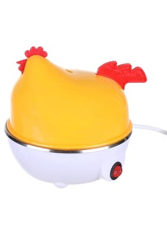Buy Electric Egg Boiler Cooker White/Yellow in Saudi Arabia