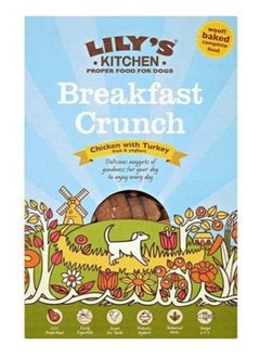 Buy Breakfast Crunch Chicken with Turkey, Fruit and Yoghurt Dog Dry Food 800g in UAE