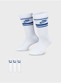 Buy 3 Pack Everyday Essential Crew Socks in Saudi Arabia