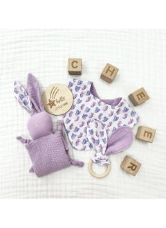 Buy Baby shower Towel Gift set Baby Bunny shower towel set in Saudi Arabia