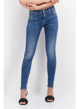 اشتري Women Super Skinny Fit Wash Stretchable Denim, Blue في السعودية