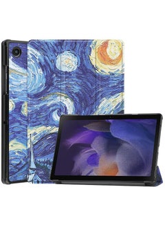 اشتري Lightweight Slim Cover Stand Smart Tablet Case with Auto Sleep/Wake for Samsung Galaxy Tab A8 Starry sky في السعودية