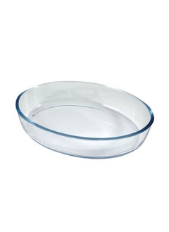 اشتري Oval Glass Baking Dish, 2.4 Lt Capacity, 29.8X21.4 Cm Diameter, 6.3 Cm Height - Clear في الامارات