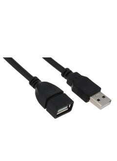 Buy Keendex KX 3022 USB 2.0 Male to Female Extension Cable, 1.4 Meters - Black in Egypt